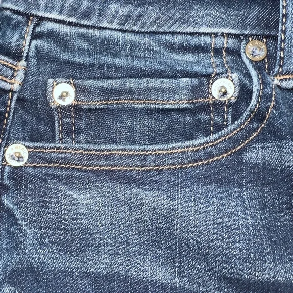 American Eagle Outfitters High Rise Blue Jeans - Picture 6 of 7